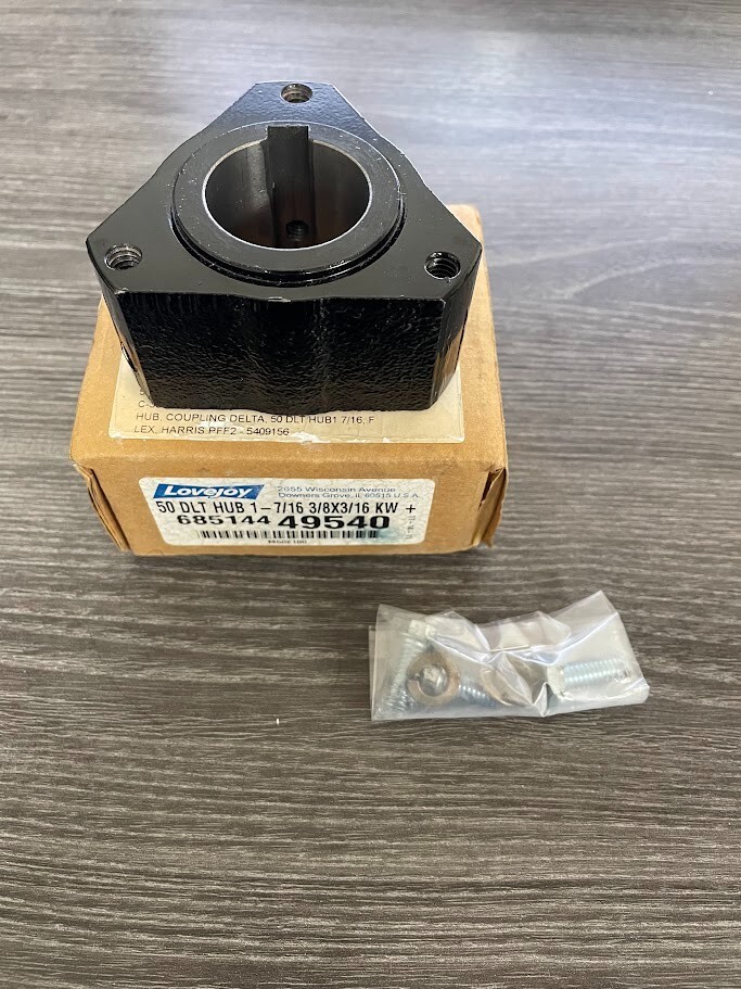 50 DLT HUB 1-7/16 Lovejoy Flex Link-Type Coupling Hub 685144 49540 Triangular