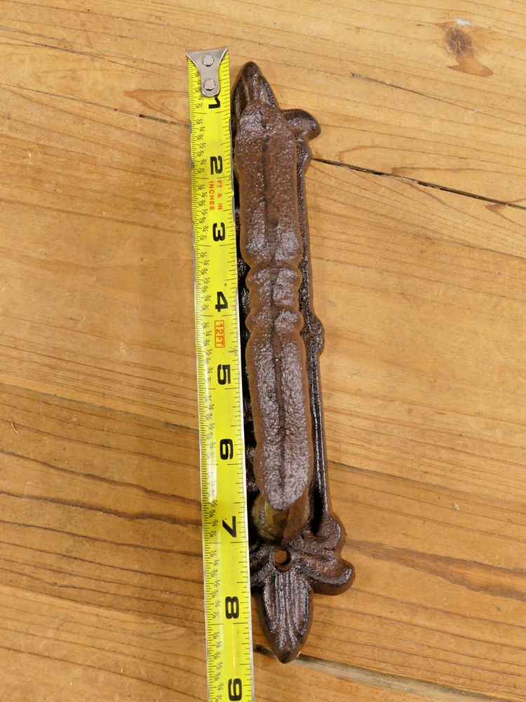 4 Cast Iron Antique Style Barn Handles Gate Pull Shed Door Handles Pulls Garden