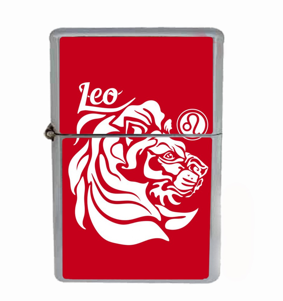 Leo Rs1 Flip Top Oil Lighter Wind Resistant
