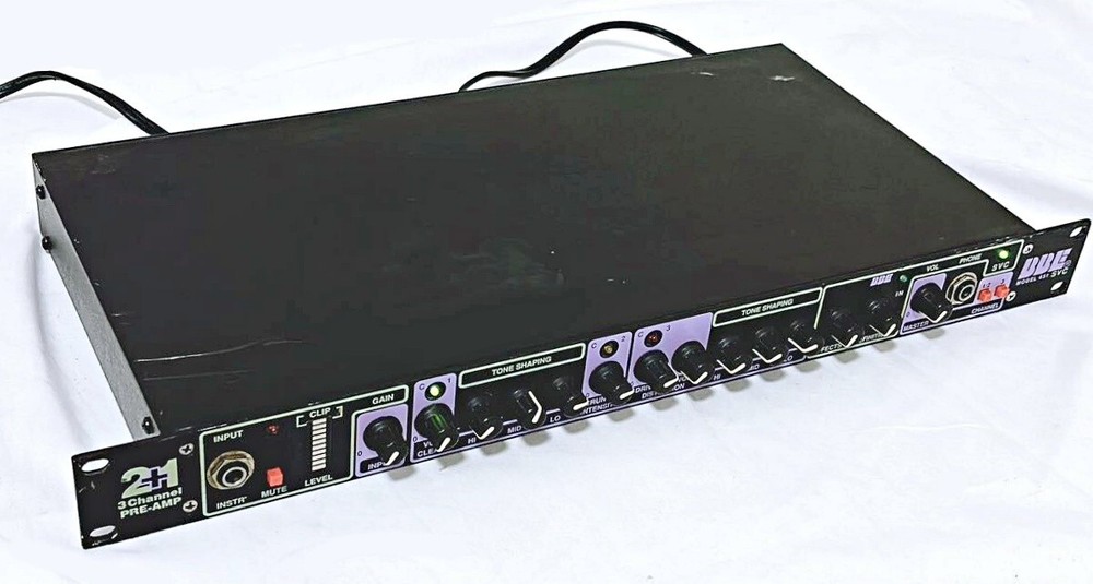 BBE 651 3 Channel Guitar Preamp