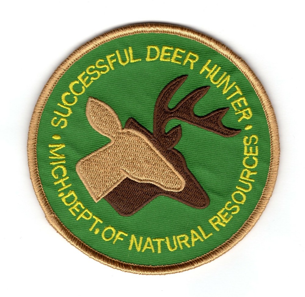1972 Michigan Successful Deer Hunting Patch