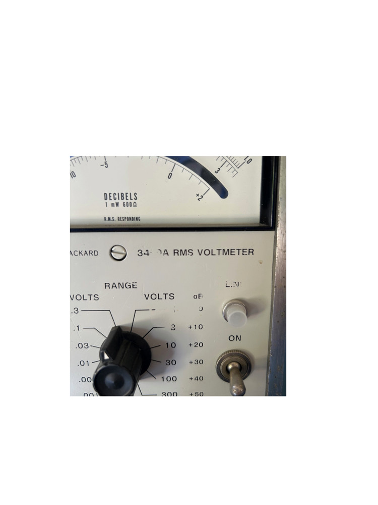 HP 3400A RMS Voltmeter | Refurbished | Calibrated