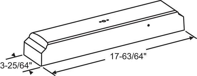 STB Operator Cover for Sentry II HS Motorized Skylight Operator, White