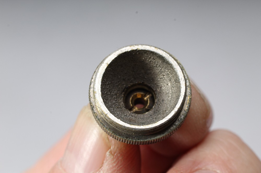 UNBRANDED POCKET MICROSCOPE NICKLED BRASS WORKS VERY POWERFUL