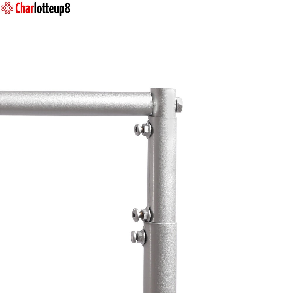 Silver Backdrop Stand Wedding Backdrop Stand Pipe Kit Party Decor Adjustable 3*6