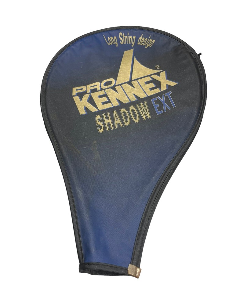 Pro Kennex Shadow Exit Long String Design 117” Tennis Racket & Case Black Purple