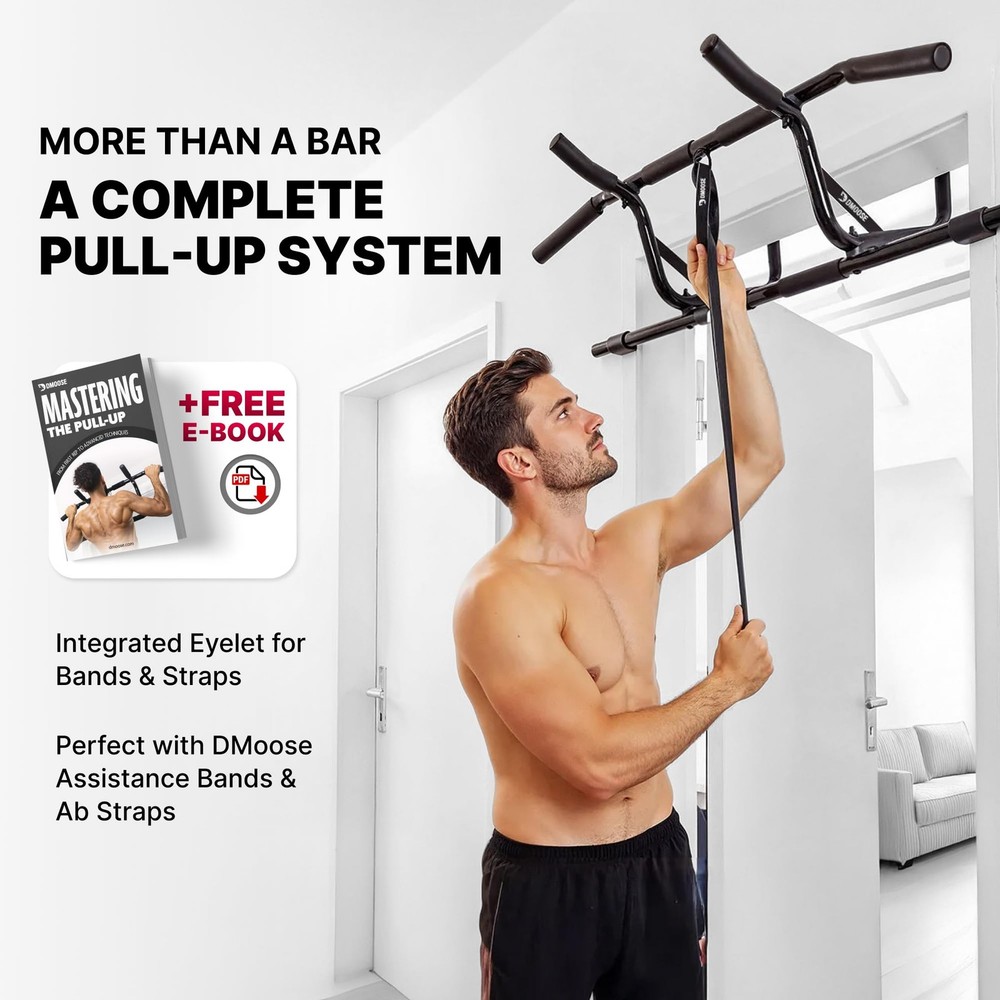 Pull Up Bar for Doorway with + Band Combo