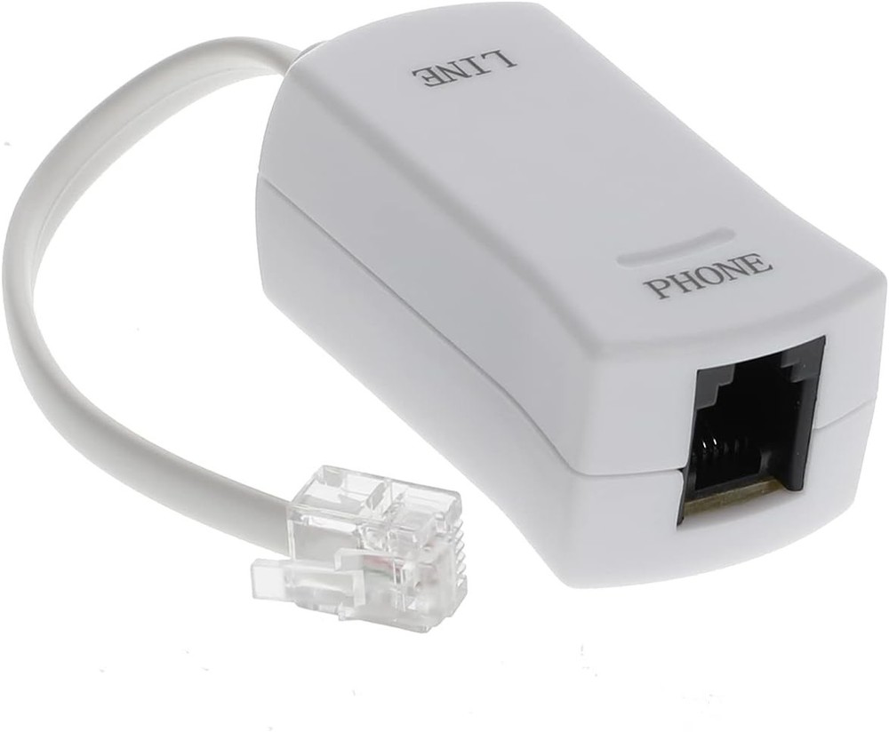 DSL Modem Phone Filter - for Interference Elimination and Static Noise Blocke...