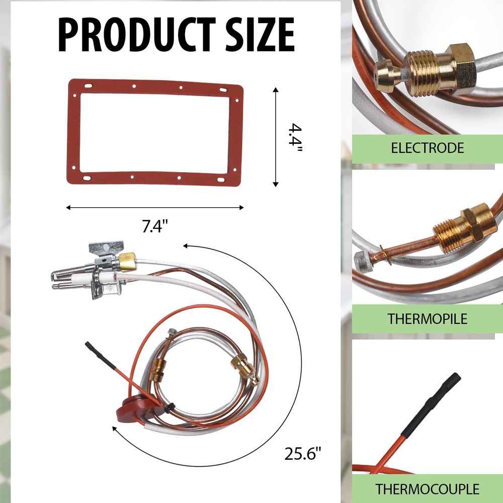 SP20075 Pilot and Igniter Assembly Replacement for Natural Gas Water Heater
