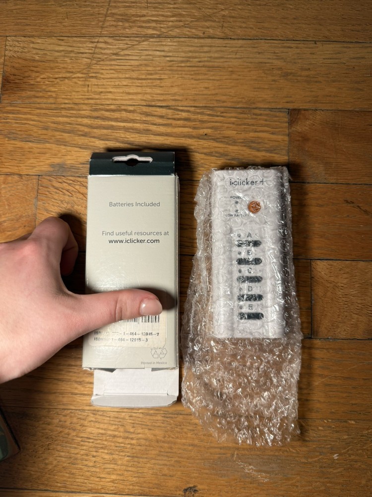 iClicker Plus RLR15 Student Remote White
