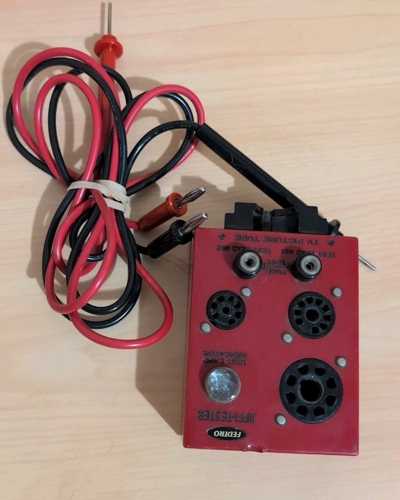 Fedtro Jiffi-Tester Vintage 1960s, untested, includes possible leads