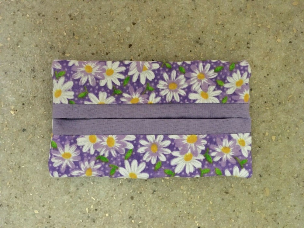 Pocket Tissue Pack Holder Cover Daisies