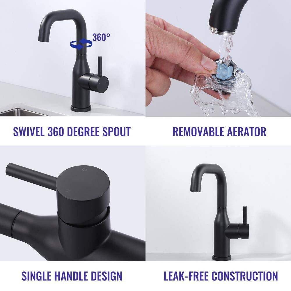 Single Handle Bar Faucet Deckplate Not Included
