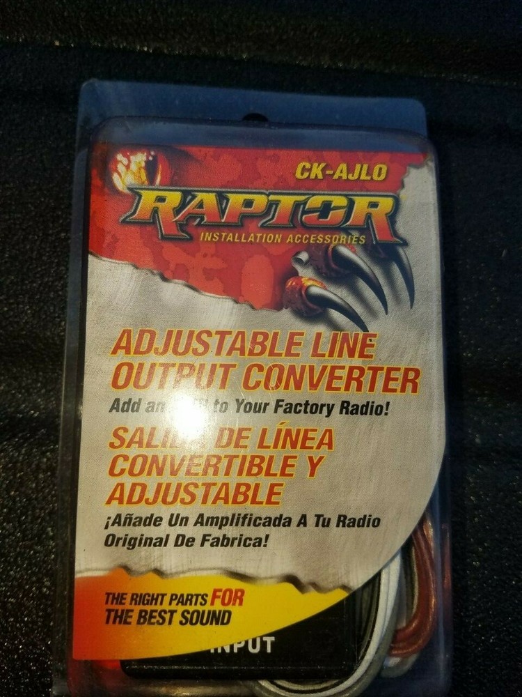 Raptor Adjustable Line Output Converter Convertor CK-AJLO