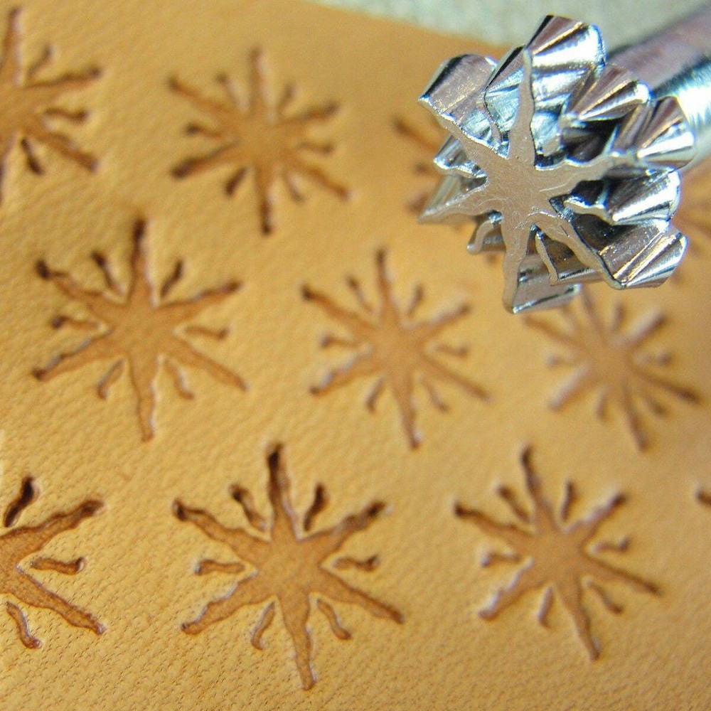 Craft Japan - #E261 Geometric Star Stamp (Leather Stamping Tool)