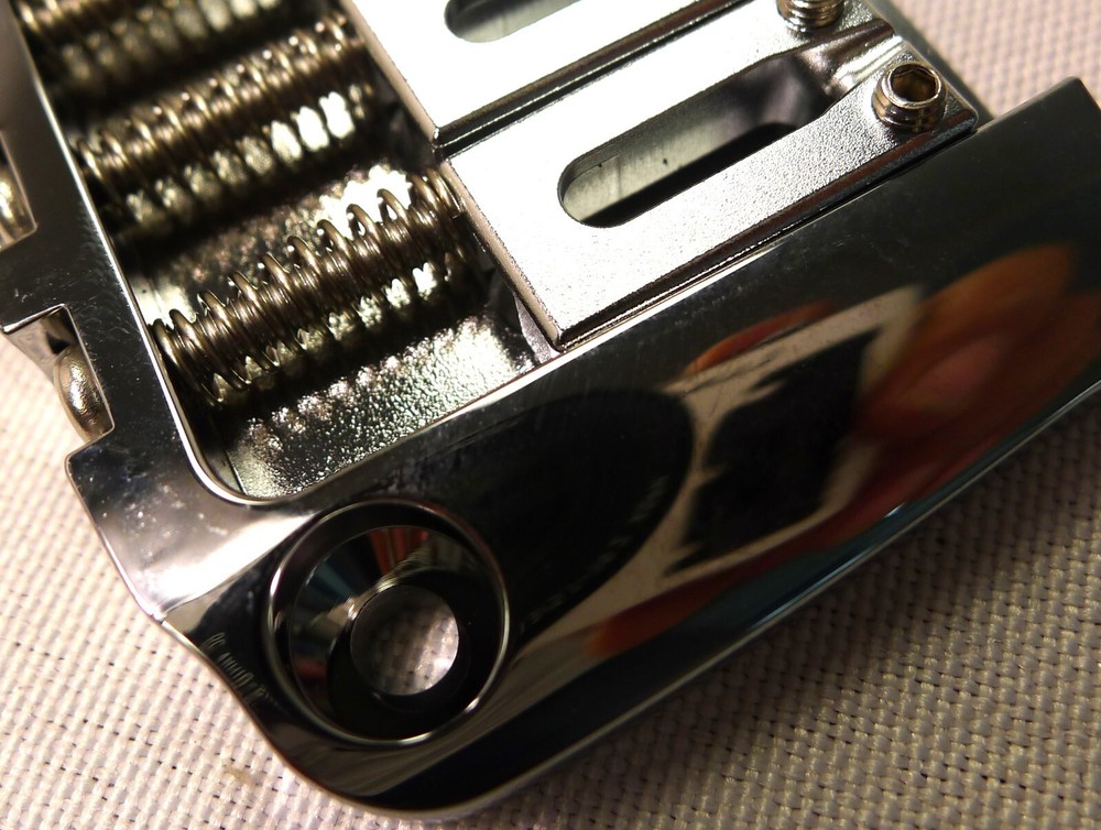 Brass Hardtail Hard Tail Fixed Guitar Bridge 2-1/16'' (52.4mm) String Spacing