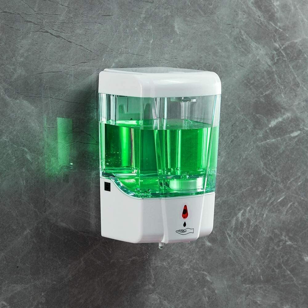 700ml Automatic Soap Dispenser IR Sensor Dispenser Touchless Hand Free Wall