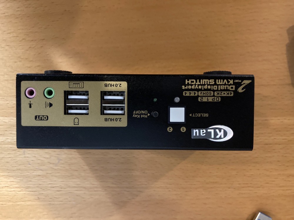 Display port KVM switch Dual Display 4K X 2K