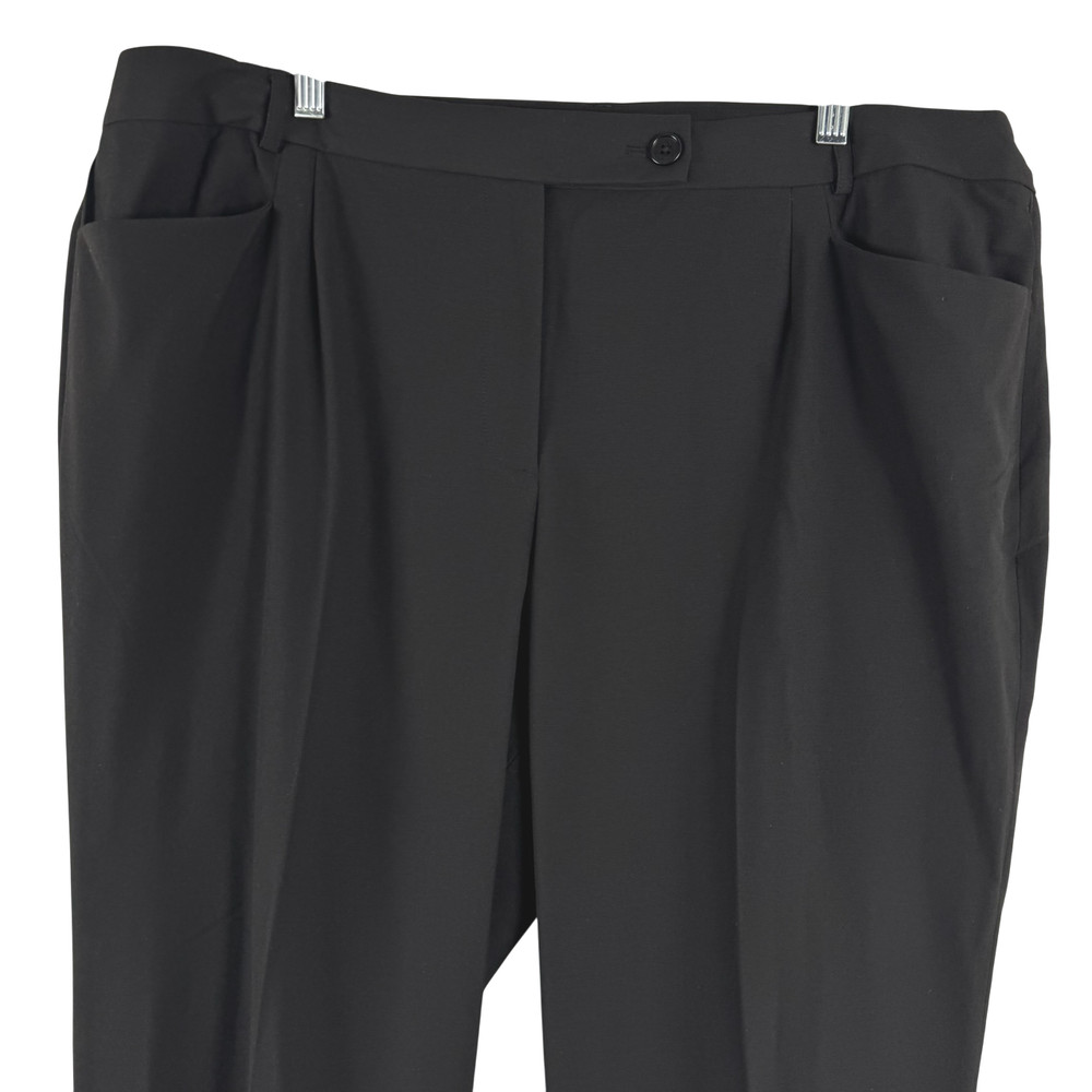 Talbots Heritage Pants 20W Black Polyester Blend Stretch Office NWT PT-2625