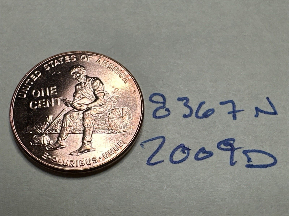 2009 D Lincoln Commemorative Cent Formative Years 8367N
