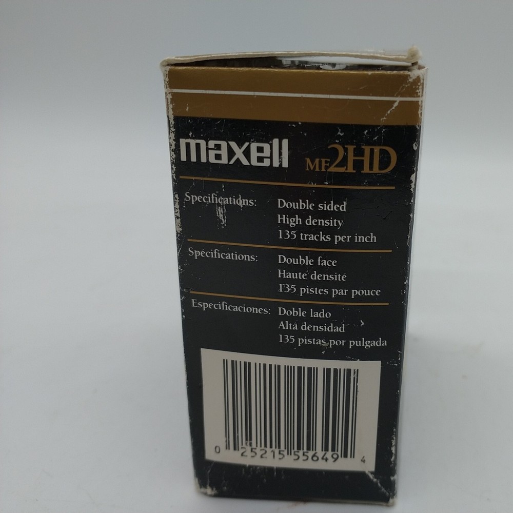 Maxell 13 Double Sided MF 2HD 3.5" High Density Micro Floppy Disk Formatted IBM