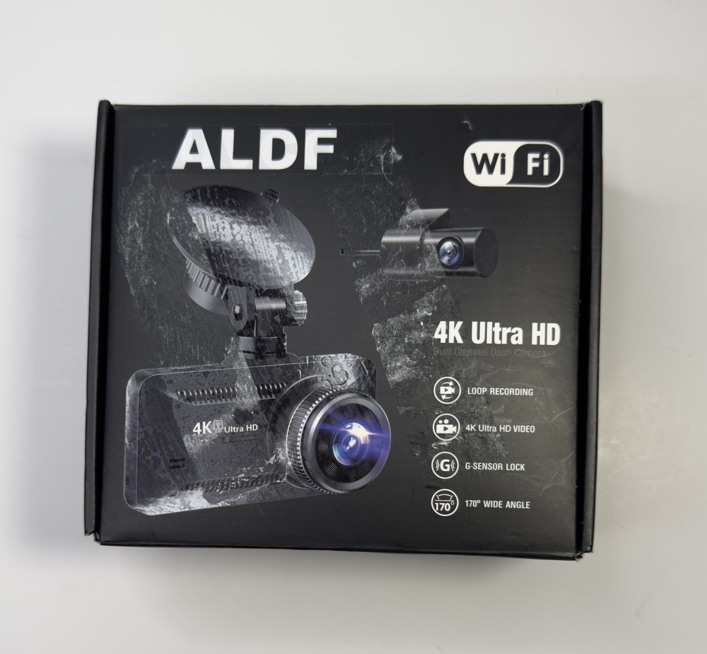 ALDF Three Channel Dash Cam Front and Rear. Car Dash Camera