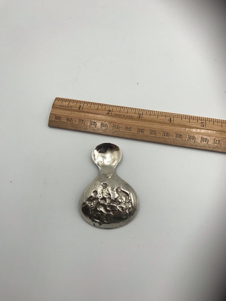 Silver Dutch Tea Caddy Spoon