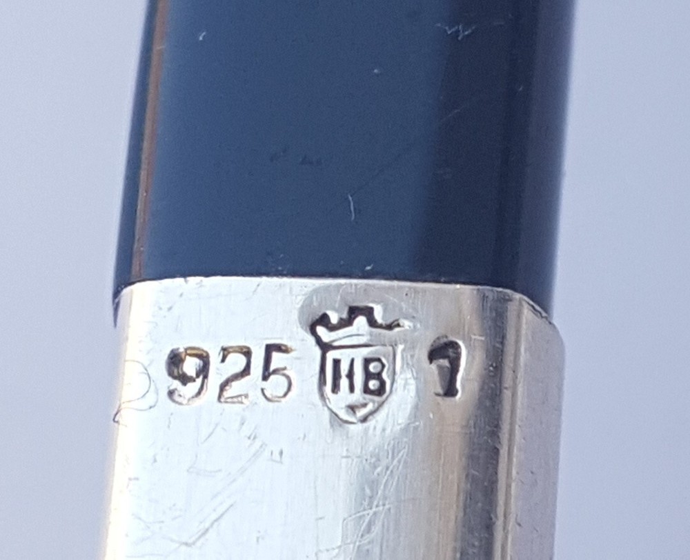 Set Serving Spoon + Serving Fork, 925 Silver, Hermann Bauer, around 1960 N899