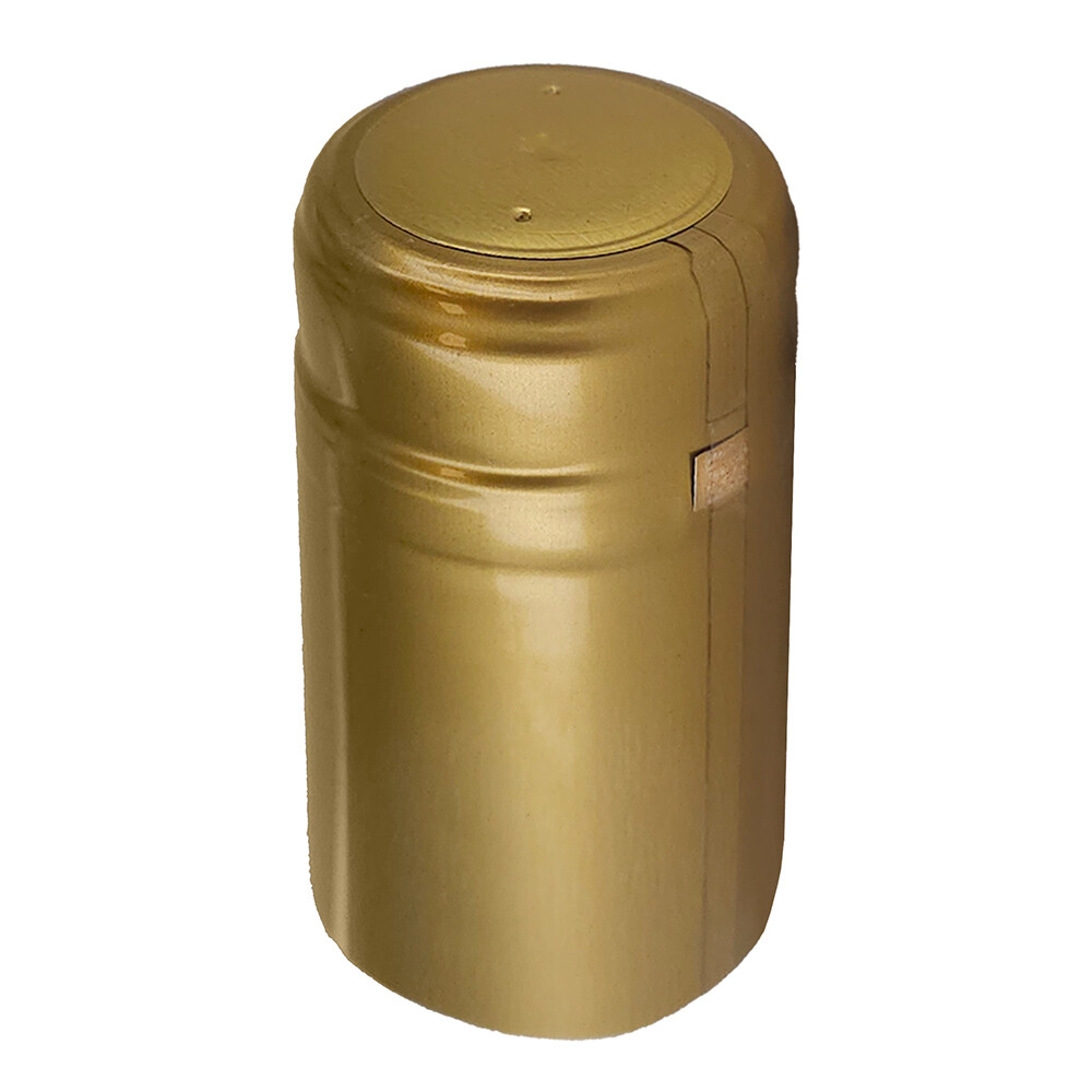 Gold PVC Shrink Capsules-30 Count