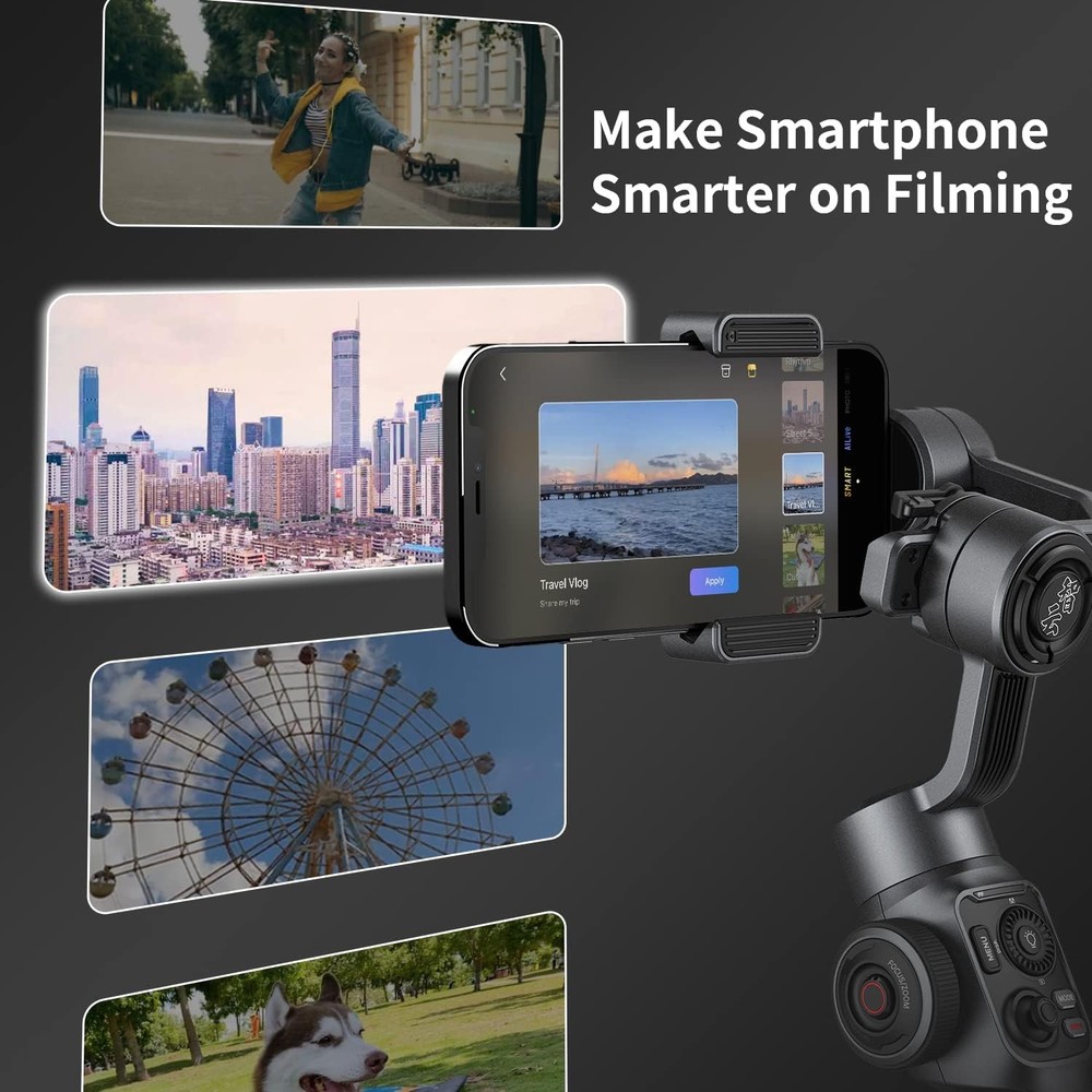 Zhiyun Gimbal Stabilizer for Smartphone 3-Axis Phone Gimbal for Android iPhone