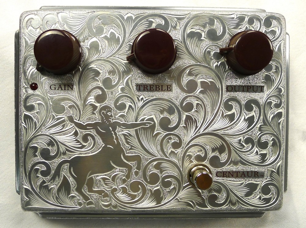 Professional Overdrive Boost Effects Pedal Completed.Hand Carved