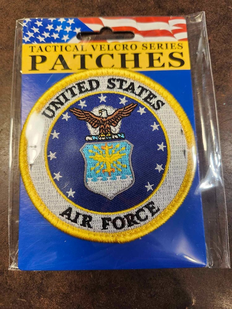 US Air Force "Retro Logo" Hook & Loop Patch (N278)