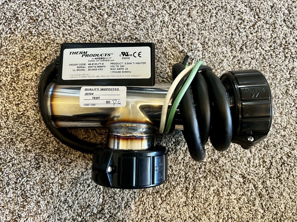 Arctic Spas  Replacement Heater 5.5kW, 230V, FloThru, W 60" Cord