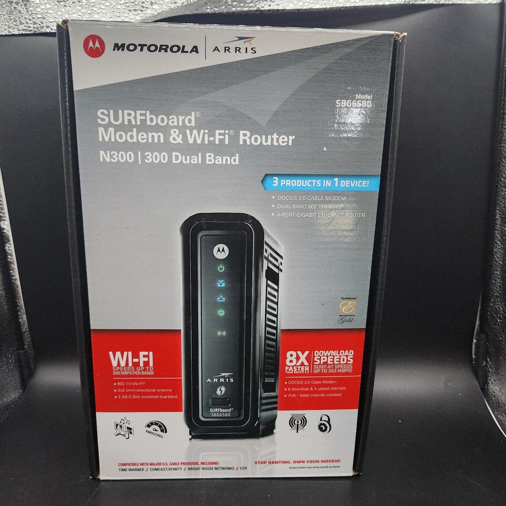 Motorola SBG6580 DOCSIS 3.0 Modem Router Comcast Xfinity