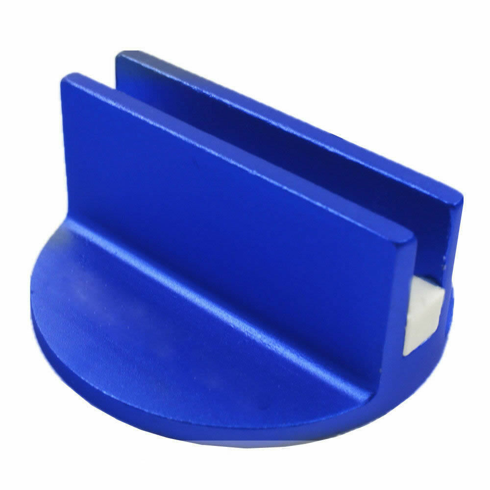 Universal Slotted Magnetic Jack Pad Pinch Weld Frame Rail Adapter Blue