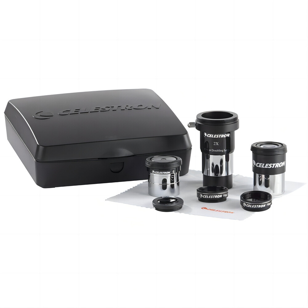 1.25 Inch Celestron AstroMaster Accessory Kit Barlow Lens/ Eyepiece/ Moon Filter