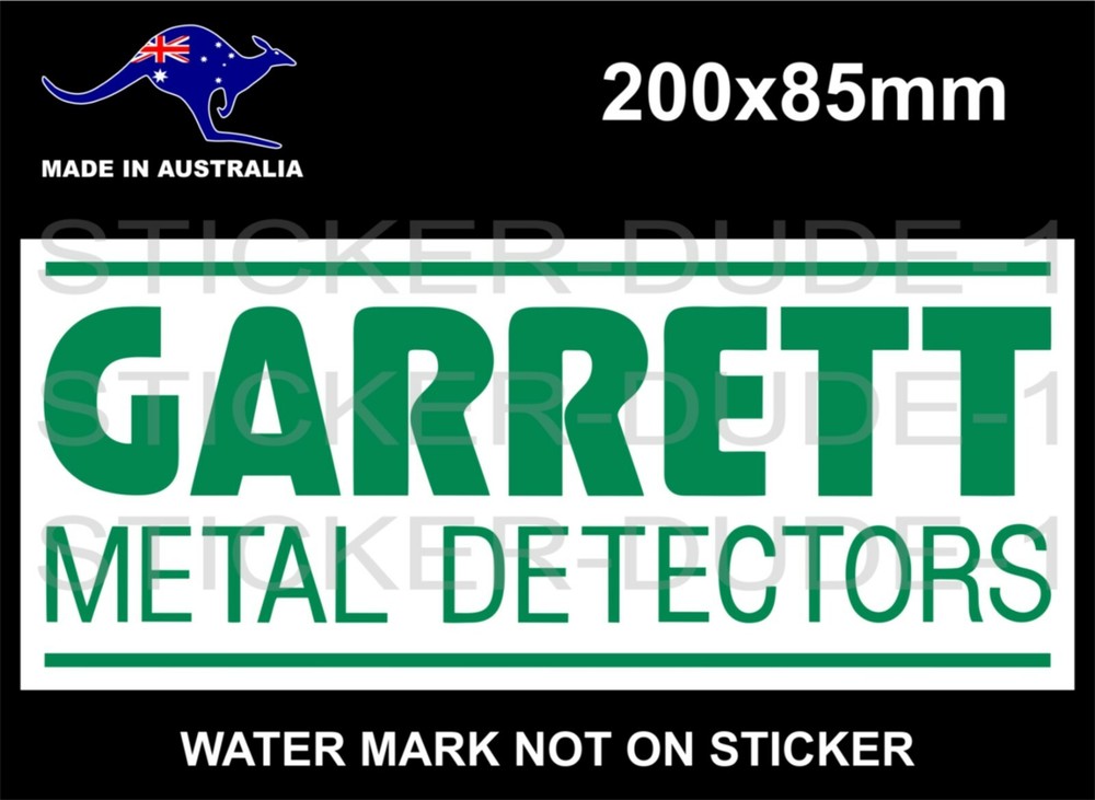 GARRETT METAL DETECTOR STICKER