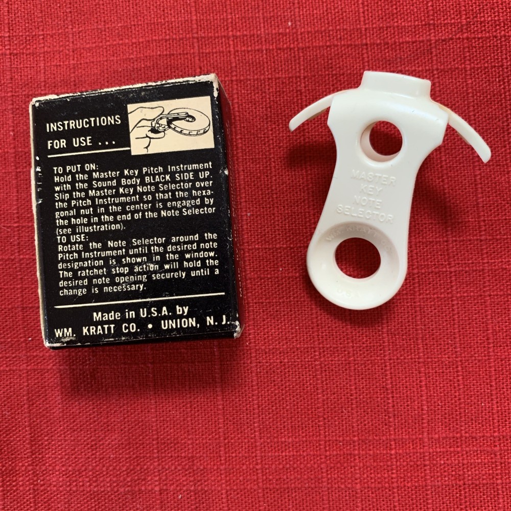 WM Kratt Master Key Note Selectors (lot of 5)