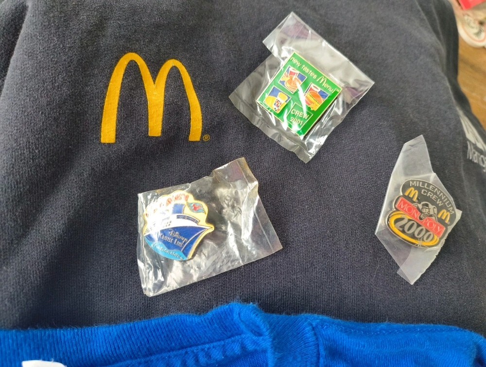 Lot 3 McDonald's Employee/Misc Bundle Pins