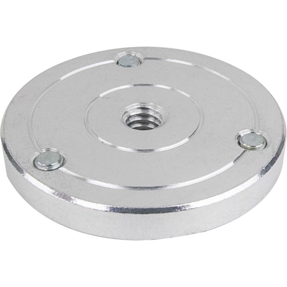 Kupo 2.3" Round Plate with 3/8"-16 Female Thread, Silver