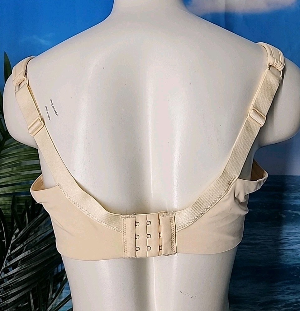 UNDEROUTFIT Ultimate Coverage Bra Underwire Adjustable Straps 38B Sand