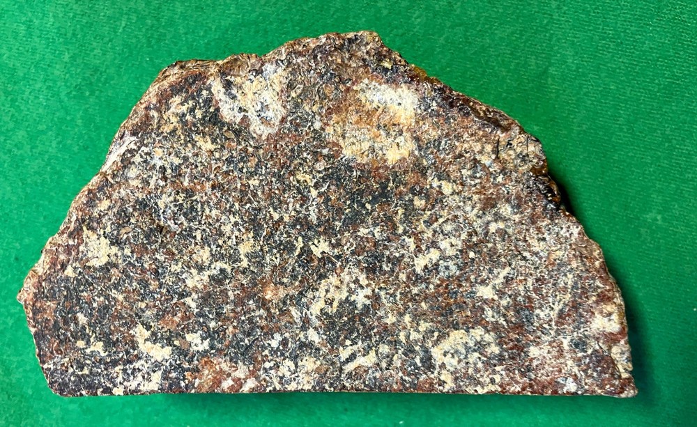 SPOTTED JASPER FOR LAPIDARY WORK - ONE FLAT FACE