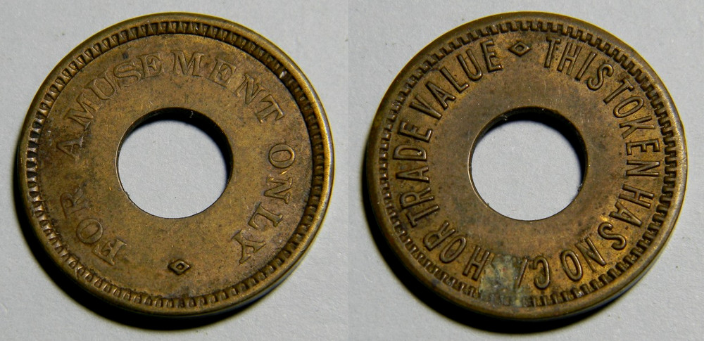 Antique  Machine Token  (01943)