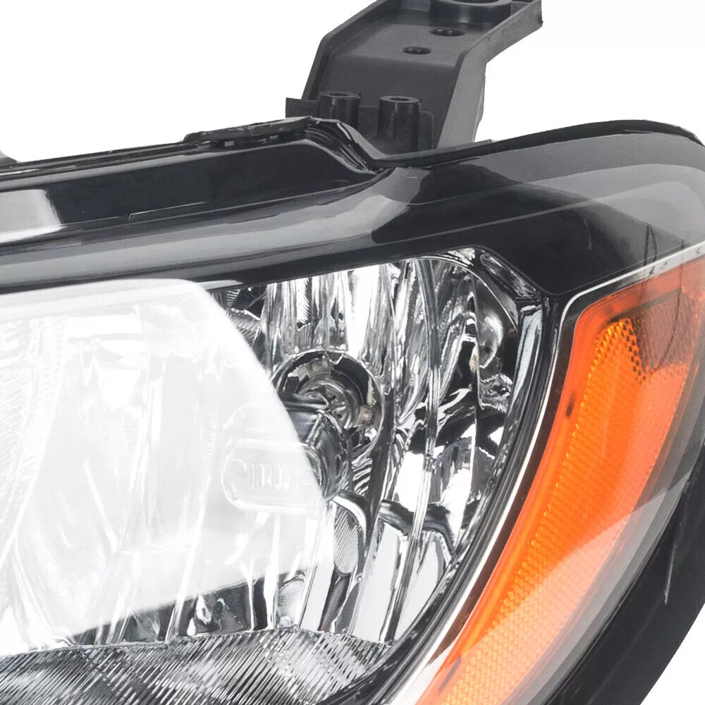 Halogen Headlight For 2017-2021 Jeep Compass Driver Left Side Chrome with Bulb