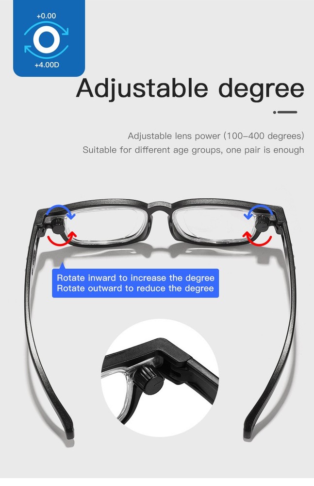 NEW Flex Focal Dial Adjustable Glasses-Flex Focus Adjustable Glasses Dial Vision