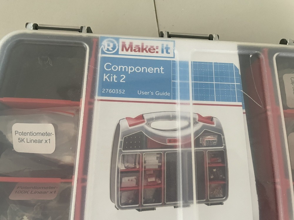 RadioShack Make IT Component Pack 2 Kit 2760352 Plus Extra Electronic Components
