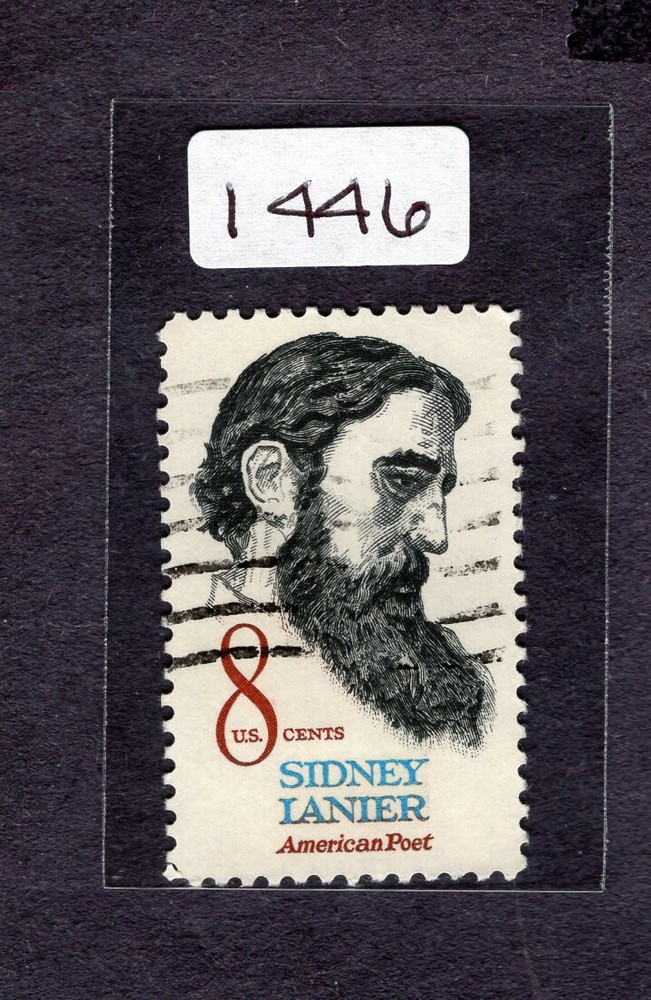 1972 Stamp #1446 Sidney Lanier Used