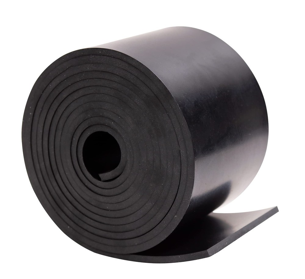 Neoprene Rubber Sheet Solid Strips Roll Pad 3/16 .187 Inch Thick 4 In 10 Ft