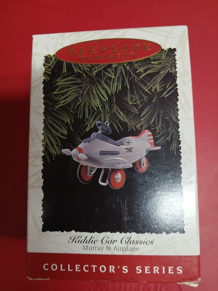 Hallmark Keepsake Ornament Kiddie Car Classics Murray Airplane-1996