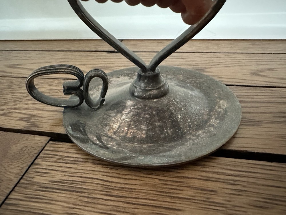 Vintage Silver Plated Wax Jack